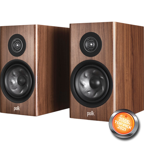 POLK AUDIO Reserve R100 PAIR 5.25" Bookshelf Speakers Brown