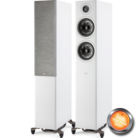 POLK AUDIO NEW Reserve R600 PAIR 6.5" 2-Way Floor-Standing Speakers White