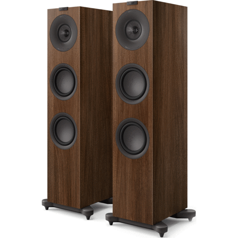 KEF Q7 META PAIR 6.5" 3-Way Floor-Standing Speakers Walnut
