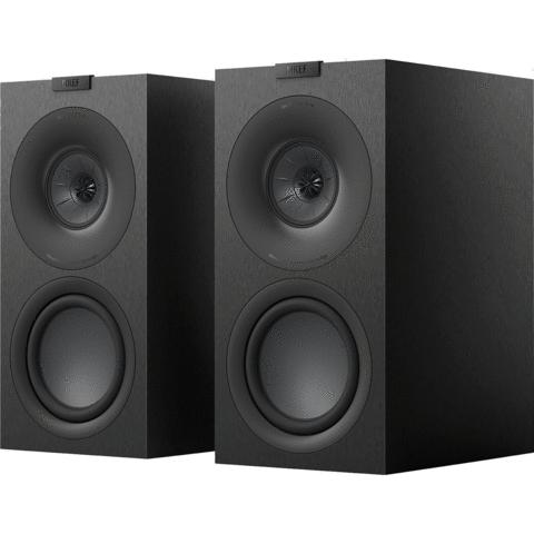 KEF NEW Q-Concerto Meta PAIR 6.5" 2-Way Bookshelf Speakers Black