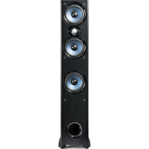 POLK AUDIO T600 EACH 5.25" 2-Way Floor-Standing Speaker Black 
