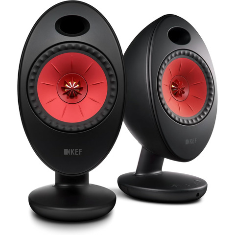 KEF Egg Duo PAIR Wireless HiFi Desktop Speakers Black