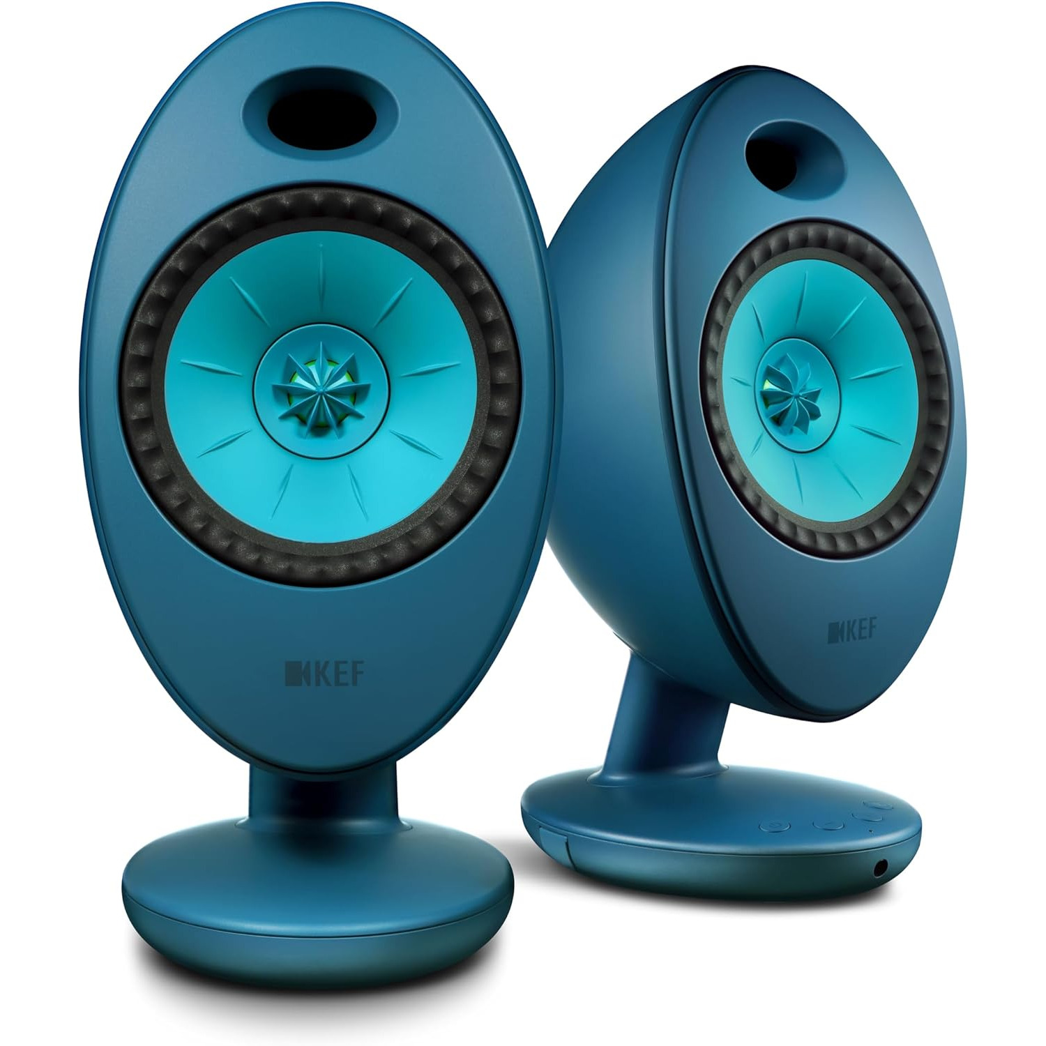 KEF スピーカー　EGG ワイアレス KEF Egg Duo PAIR Wireless HiFi Desktop Speakers Teal
