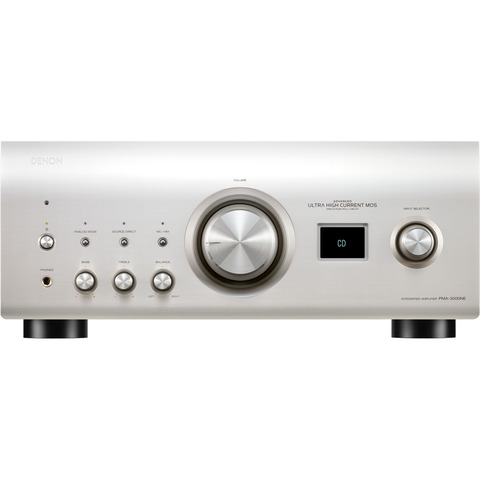DENON PMA-3000NE 2 Ch. 160W Integrated Amplifier w/ MM/MC Phono Stage Silver