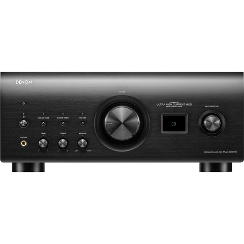 DENON PMA-3000NE 2 Ch. 160W Integrated Amplifier w/ MM/MC Phono Stage Black