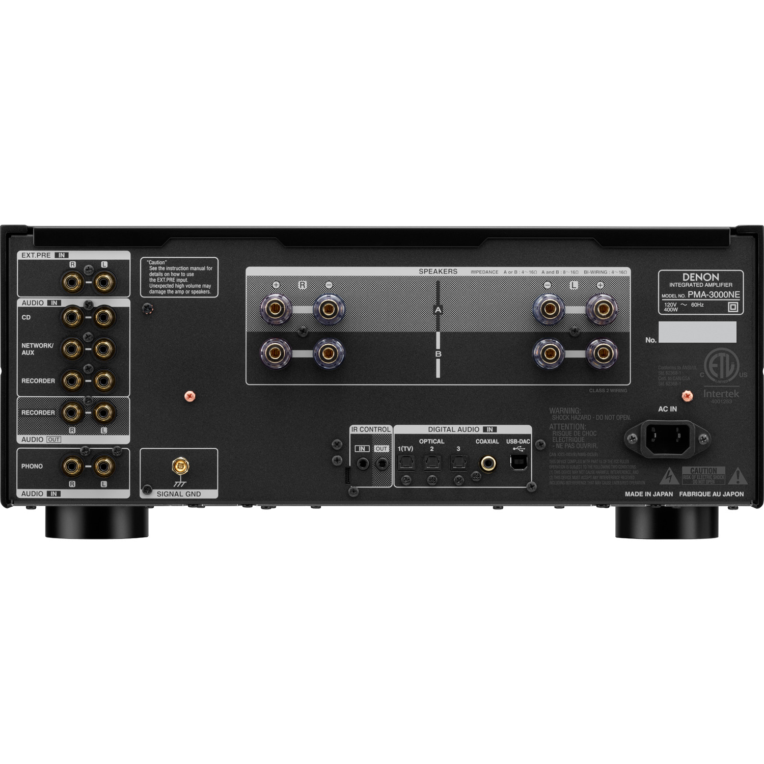 DENON PMA-3000NE 2 Ch. 160W Integrated Amplifier w/ MM/MC Phono