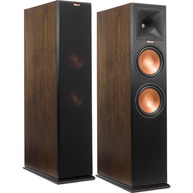 KLIPSCH NEW RP-280FA PAIR 8" 2-Way Atmos Enabled Floor Standing Speakers Walnut
