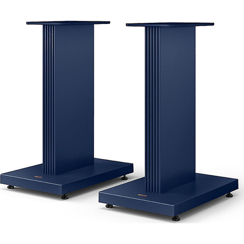 KEF NEW S3 PAIR 23" Floor Stands for R3 Meta Indigo Blue