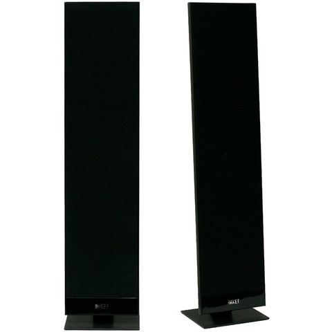 KEF T-301 PAIR 4.5" 2-Way On-Wall Speakers Black