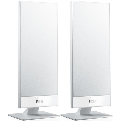 KEF T101 PAIR 4.5" 2-Way On-Wall Speakers White