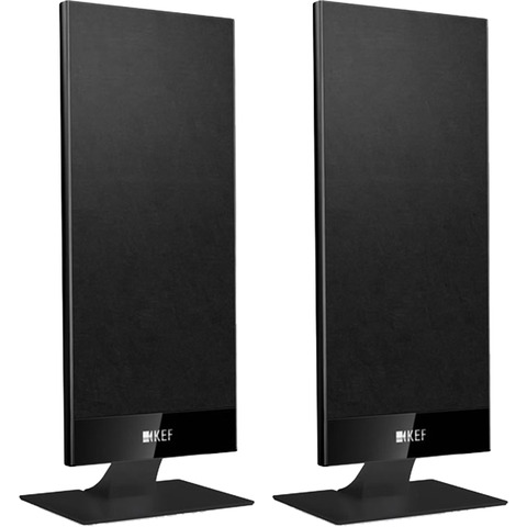 KEF T101 PAIR 4.5" 2-Way On-Wall Speakers Black
