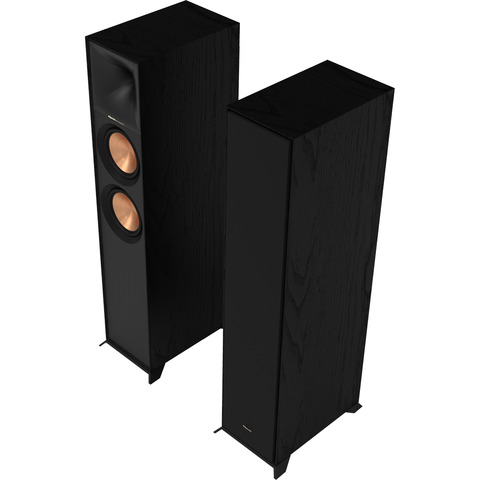 KLIPSCH R-600F PAIR 6.5" 2-Way Floor Standing Speakers Black