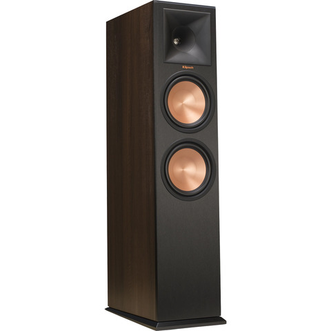 KLIPSCH NEW RP-280FA EACH 8" 2-Way Atmos Enabled Floor Standing Speaker Walnut