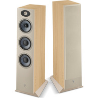 FOCAL Theva No3 PAIR 6.5" 3-Way Floor-Standing Speakers Light Wood
