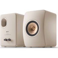KEF LS50 PAIR Meta Bookshelf Speakers Sand Shell
