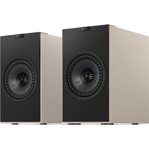 KEF Coda W Powered Stereo Speakers w/ Bluetooth Nickel Grey