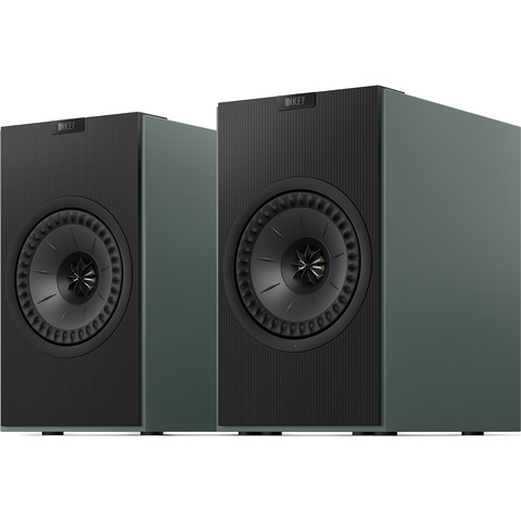 KEF Coda W Powered Stereo Speakers w/ Bluetooth Moss Green