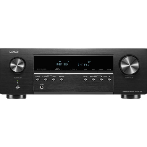 DENON AVR-S270BT 5.1-Ch x 70 Watts 8k A/V Receiver w/Bluetooth