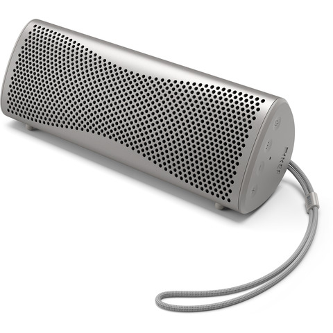KEF Muo High-Fidelity Portable Speaker Silver Dusk