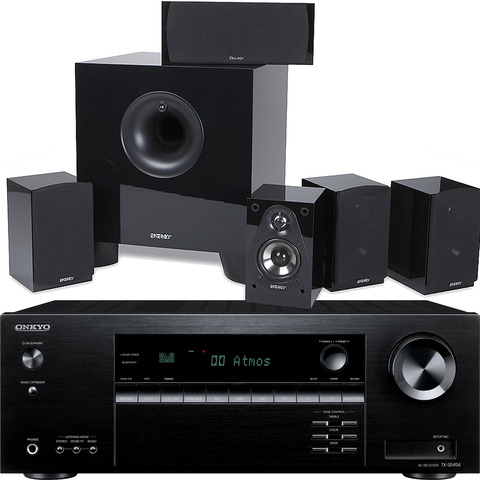 ONKYO TX-SR494 & Energy Take 5 Home Theater Speaker Package