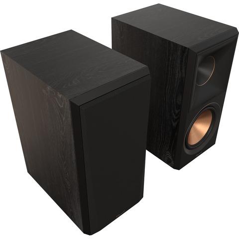 KLIPSCH RP-600-M II PAIR 6.5" 2-Way Bookshelf Speakers Ebony Black