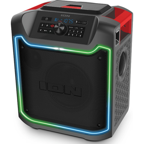 ION AUDIO OPEN BOX Pathfinder 280° High-Power All-Weather Bluetooth Enabled Speaker w/ Premium Wide-Angle Sound
