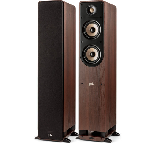 POLK AUDIO NEW Signature Elite ES50 PAIR 5.25" 2-Way Floor-Standing Speaker Brown