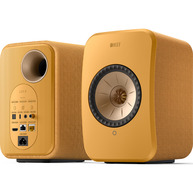 KEF LSX II Powered Speakers w/HDMI, AirPlay 2, Chromecast, Wi-Fi, & BT Amber Haze
