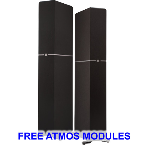 DEFINITIVE TECHNOLOGY NEW Dymension DM80 Flagship PAIR 12" 3-Way Floor Standing Speakers Black