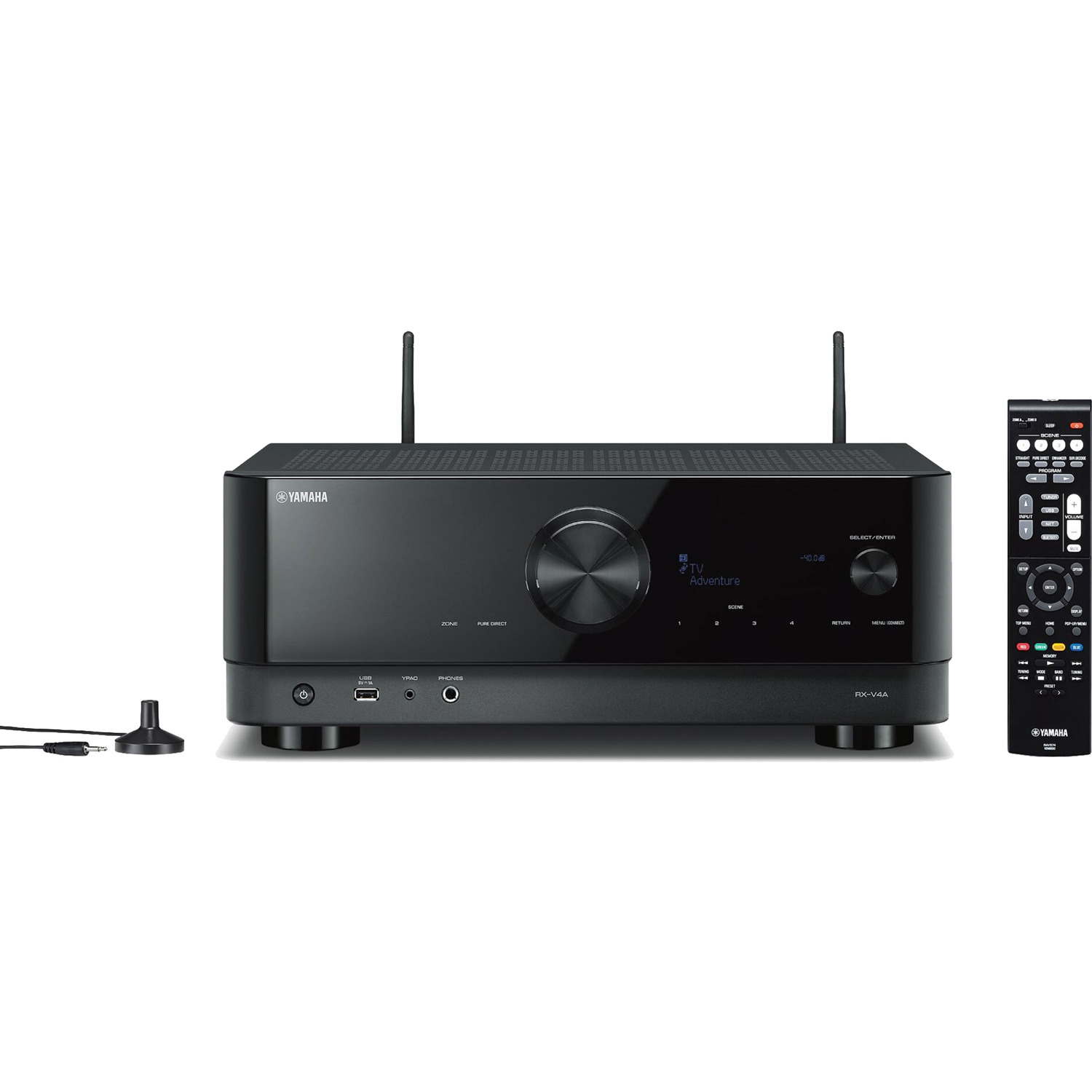 Yamaha RX-V4A AVアンプ YAMAHA RX-V4A 5.2-Ch x 80 Watts 8K A/V Receiver | Accessories4less